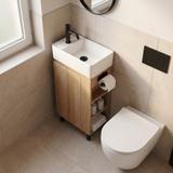 Badezimmerschrank mit Waschbecken REA Astra 43cm