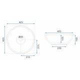 Countertop basin Rea Felicia