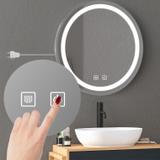 ΚΑΘΡΕΦΤΗΣ ΤΟΙΧΟΥ LED 60cm MMJ BRUSH SILVER