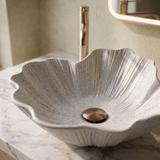 Aufsatzwaschbecken Rea Flower Grey