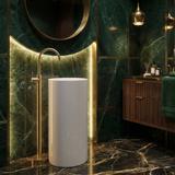 Basin mixer Rea Lungo Brush Gold