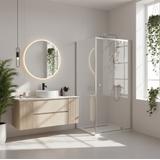 Shower enclosure Rea Primo Swing 90x100 Chrome