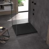 Duschtasse Bazalt Black 90x90
