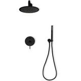 Kit de douche encastré REA Lungo Black Metallic + BOX