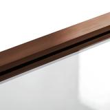Pare-baignoire pliant Rea Agat-3 120 Brush Copper