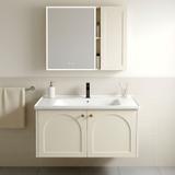 Комплект мебели за баня с мивка Denver 80cm Creme