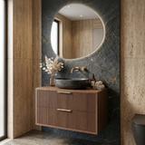 Waschtischunterschrank Rea Mono 80cm Brown