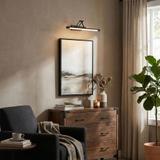 Bathroom LED wall sconce SWE025-1W 42cm Black