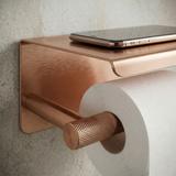 Toilettenpapierhalter mit Ablage 6613 Modern Copper