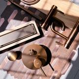 Linear drainage Rea Neox brush copper 100