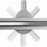 Rea Neo Slim Pro Nickel Brush INOX 90 lineārā notekcaurule