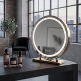 Spiegel LED MAKE-UP L.Gold 40 cm