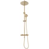 Kit de douche avec thermostat Lungo Gold