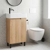 Badezimmerschrank mit Waschbecken REA Astra 43cm