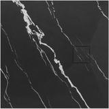 Duschtasse Magnum CARRARA BLACK 90x90