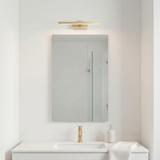 Επιτοίχο φωτιστικό μπάνιου LED APP1863-1W 40cm BRUSH GOLD