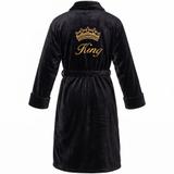 Халат MEN King Black collar