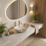 Umywalka nablatowa Rea Pearl Warm