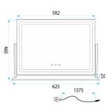 Spiegel LED STUDIO White 58x45