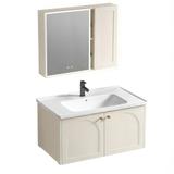 Комплект мебели за баня с мивка Denver 80cm Creme