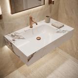 Wandwaschbecken REA Aresa Cold Jade 80