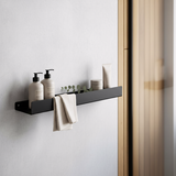 Bathroom shelf SF04 60cm black matt