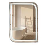 Specchio LED ZONE 70x50 BRUSH NICKEL
