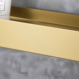 Bathroom shelf SF03 60cm gold brush