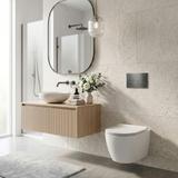 Gestell unterputzset Slim 024N für WC becken mit T taste Tytan