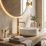 Waschbeckenarmatur Rea  Venti Gold high