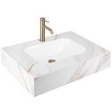 Wandwaschbecken REA Aresa Grey Gold 70