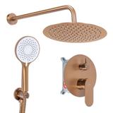 Unterputz Duschset Rea Drop Brush Copper + BOX