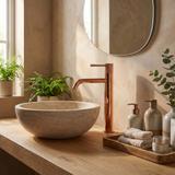 Waschbeckenarmatur Rea  Venti Copper high