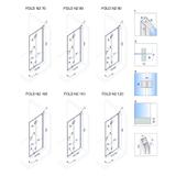 Cabina de dus pliabil Rea Fold N2 Modul