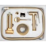 Bidet faucet  Lungo Loop Gold Brush