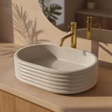 Aufsatzwaschbecken Rea Nicoletta Beige