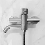 Mešalnik za kopel Rea Lungo Stripe Brush Nickel