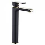 Waschbeckenarmatur REA Bloom Black Gold high