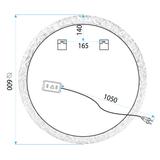 Spiegel LED 60cm YH-3562