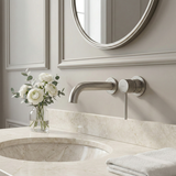 Inbouw wastafelkraan Rea Lungo Stripe Brush Nickel