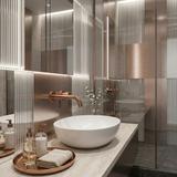 Inbouw wastafelkraan Rea Foster Brush Copper