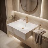 Wandwaschbecken REA Aresa Grey Gold 60