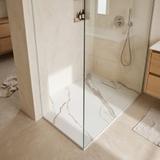 Duschkar Bazalt CARRARA WHITE 80x100