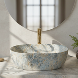 Aufsatzwaschbecken Rea Amelia Ruststone 48