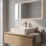 Bathroom faucet Rea Rivo Brush Copper