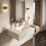 Wandwaschbecken REA Aresa Grey Gold 80