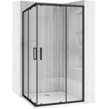 Duschkabine Rea City 80 x 100 Black