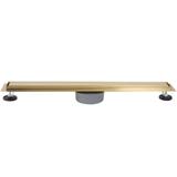 Scarico lineare REA Neox pro Brush Gold 80