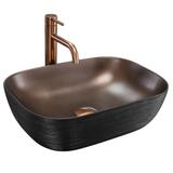 Νιπτήρας Rea Belinda COPPER BRUSH  / Black 46.5 x 33 x 13.5 εκ