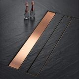 Scarico lineare REA Neox pro Brush Copper 100
